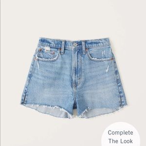 Abercrombie Cutoff Short High Rise- Curve Love